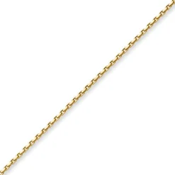 3mm Kette Collier Ankerkette aus 585 Gold Gelbgold, 60cm, Unisex