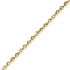 2,5mm Kette Collier Ankerkette aus 585 Gold Gelbgold 70cm Unisex Goldkette
