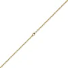2,5mm Kette Collier Ankerkette aus 750 Gold Gelbgold 60cm Unisex Goldkette