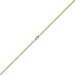 2,5mm Kette Collier Ankerkette aus 750 Gold Gelbgold 60cm Unisex Goldkette