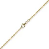 1,8mm Kette Collier Ankerkette diamantiert Halskette aus 585 Gold Gelbgold 40cm