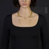 1,8mm Kette Collier Ankerkette diamantiert Halskette aus 750 Gold Gelbgold, 60cm