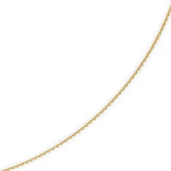 1,5mm Kette Collier Ankerkette Halskette 750 Gold Gelbgold 50cm
