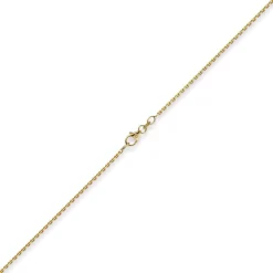 1,5mm Kette Collier Ankerkette Halskette 750 Gold Gelbgold 50cm