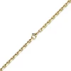 6,5mm Kette Collier Ankerkette Halskette, 750 Gold Gelbgold 55cm für Herren