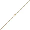 1,5mm Kette Collier Ankerkette Halskette, 585 Gold Gelbgold, 45cm Unisex