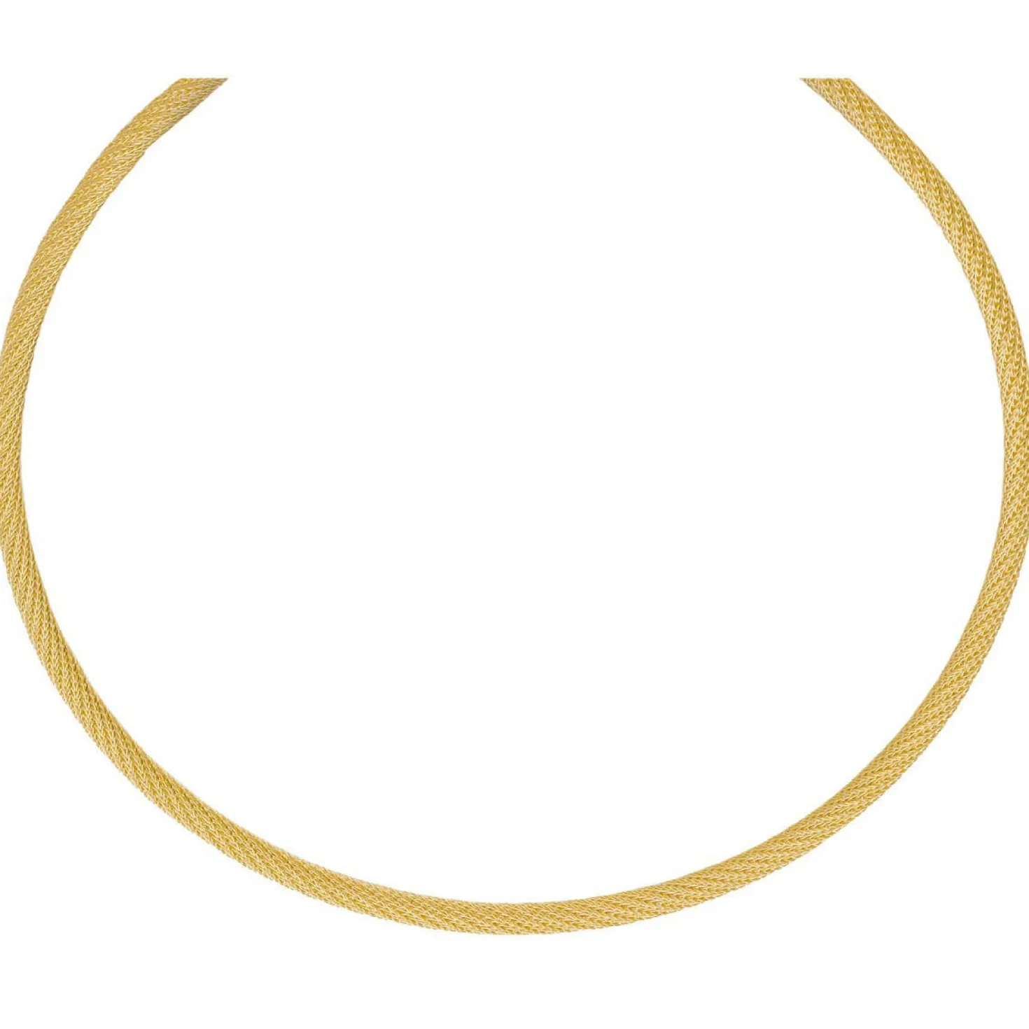 3mm Kette Collier Ankerkette Halskette 750 Gold Weißgold 70cm