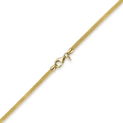 3mm Kette Collier Ankerkette Halskette 750 Gold Weißgold 70cm