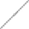 3,5mm Kette Collier Bohnenkette Schiffsankerkette 585 Gold Weißgold 60cm Unisex