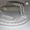 3mm Kette Collier Doppelankerkette Halsschmuck, 925 Silber, 42cm