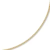 3,5mm Kette Collier Erbskette aus 585 Gold Gelbgold, 60cm, Unisex