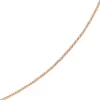 2,2mm Kette Collier Halskette Kugelkette, 585 Gold Rosegold, 45cm