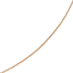 2,2mm Kette Collier Halskette Kugelkette, 585 Gold Rosegold, 45cm