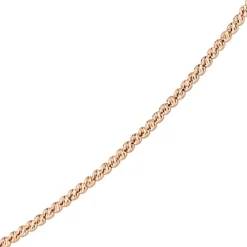 2,2mm Kette Collier Halskette Kugelkette, 585 Gold Rosegold, 45cm