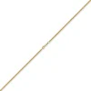 2,2mm Kette Collier Kügelchenkette Kugelkette, 750 Gold Gelbgold, 42cm