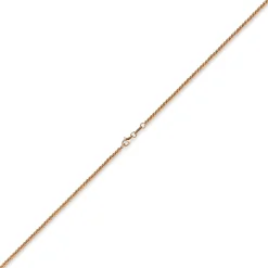 2,2mm Kette Collier Kügelchenkette Kugelkette, 585 Gold Rotgold, 42cm