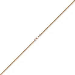 2,2mm Kette Collier Kügelchenkette Kugelkette, 750 Gold Rotgold, 42cm