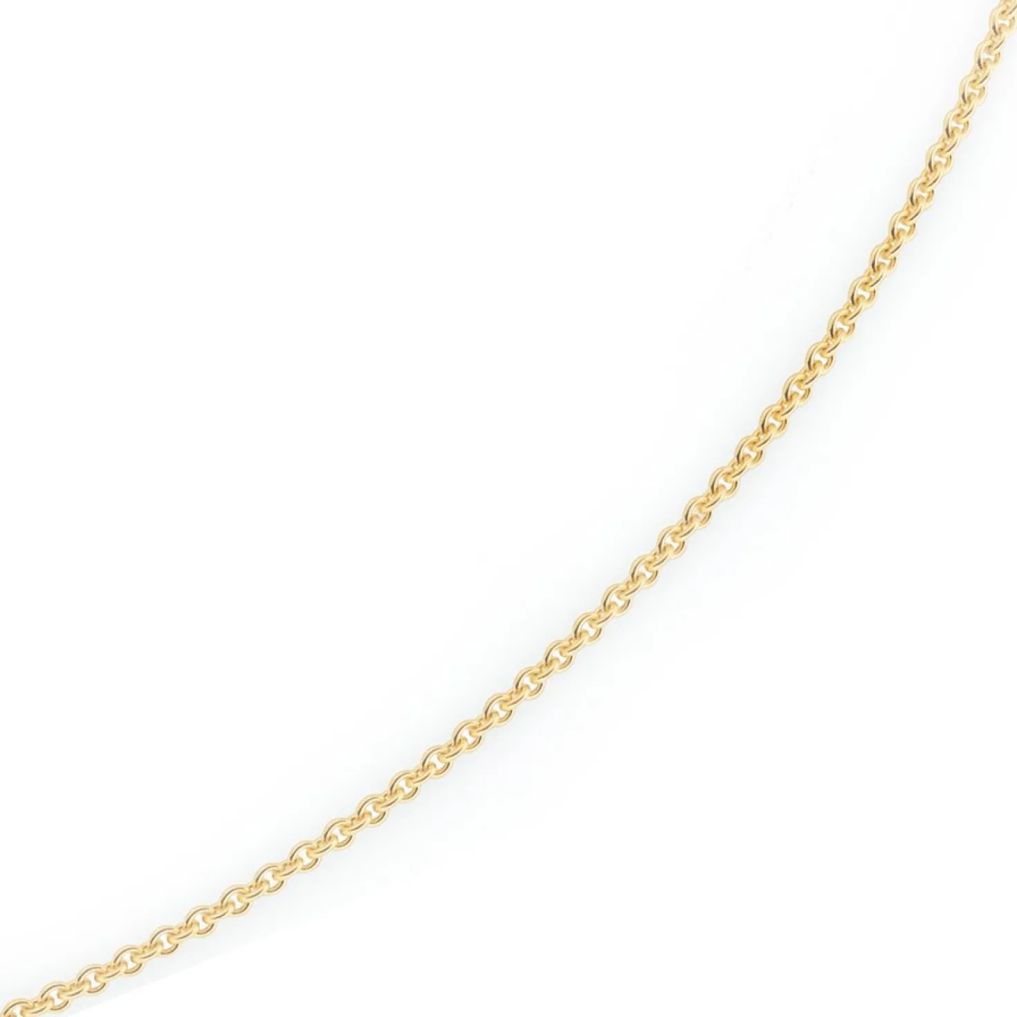 2,3mm Kette Collier Rundankerkette aus 585 Gold Gelbgold 45cm