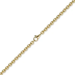 2,7mm Kette Collier Rundankerkette aus 585 Gold Gelbgold, 70cm Unisex