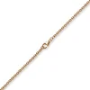 2,7mm Kette Collier Rundankerkette aus 585 Gold Rotgold, 90cm Unisex