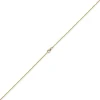 1mm Kette Collier Schlangenkette aus 585 Gold Gelbgold, 42cm, Damen