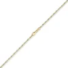 1,9mm Kette Collier Stäbchen-Kugel diamantiert 585 Gold gelb/weiß bicolor 45cm