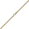 2,5mm Kette Halskette Königskette aus 750 Gold Gelbgold, 60cm, Unisex