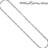 3,1mm Kette Halskette Königskette aus 925 Silber rhodiniert massiv 55cm Herren
