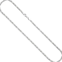3,1mm Kette Halskette Königskette aus 925 Silber rhodiniert massiv 50cm Herren