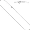 1,7 mm Kette Panzerkette aus 585 Gold Weißgold Halskette Halsschmuck, 42cm