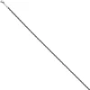 1,9mm Kette Rundankerkette aus Edelstahl mit grauen Lackierung Halsschmuck, 45cm