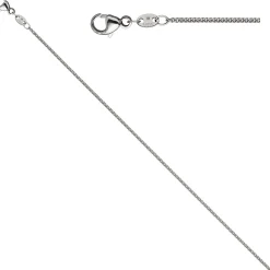 1,2mm Kette Rundpanzerkette aus 950 Platin Halsschmuck, 42cm