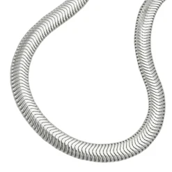 4mm Kette Schlangenkette 925 Echt Silber 42cm Halsschmuck Silberkette