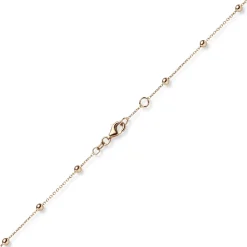 3mm Kügelchen Ankerkette Halskette Kette Collier aus 585 Gold Rotgold 42-45cm