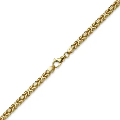 7mm Königskette aus 750 Gold Gelbgold Kette Halskette 60cm Herren