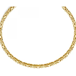 7mm Königskette aus 585 Gold Gelbgold Kette Halskette 70cm Herren