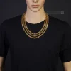 7mm Königskette aus 585 Gold Gelbgold Kette Halskette 65cm Herren
