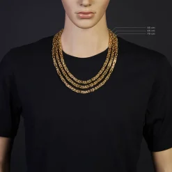 7mm Königskette aus 585 Gold Gelbgold Kette Halskette 65cm Herren