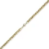 7mm Königskette aus 585 Gold Gelbgold Kette Halskette 45cm rund abgerundet