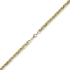 7mm Königskette aus 585 Gold Gelbgold Kette Halskette 45cm rund abgerundet