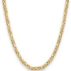 4mm Königskette Goldkette Collier Halskette aus 585 Gold Gelbgold 50cm