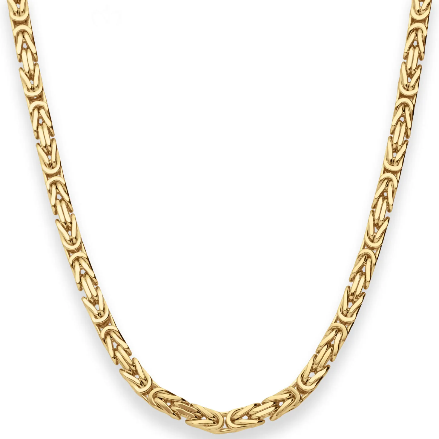 5,1mm Königskette Goldkette Collier Halskette aus 585 Gold Gelbgold 50cm