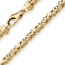5,1mm Königskette Goldkette Collier Halskette aus 585 Gold Gelbgold 50cm