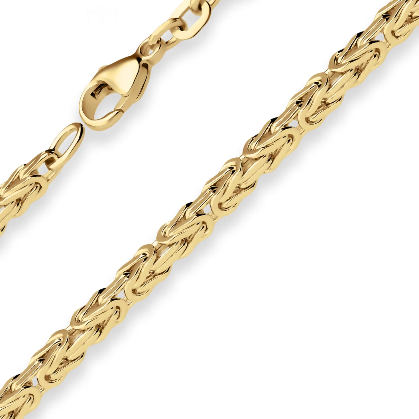 3,2mm Königskette Goldkette Collier Halskette aus 585 Gold Gelbgold 70cm