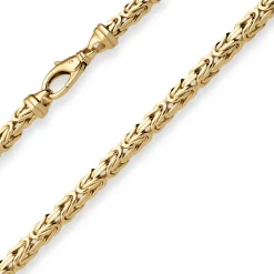 5,6mm Königskette Goldkette Collier Halskette aus 585 Gold Gelbgold 55cm