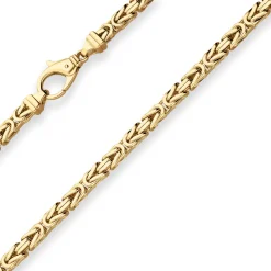 5,6mm Königskette Goldkette Collier Halskette aus 585 Gold Gelbgold 55cm