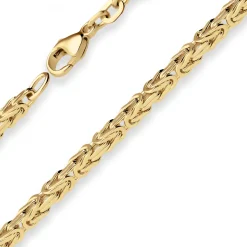 3,2mm Königskette Goldkette Collier Halskette aus 585 Gold Gelbgold 50cm