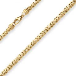 4mm Königskette Goldkette Collier Halskette aus 333 Gold Gelbgold 60cm