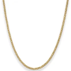 2,5mm Königskette Goldkette Collier Halskette aus 585 Gold Gelbgold 60cm