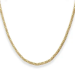 2,8mm Königskette Goldkette Collier Halskette aus 333 Gold Gelbgold 45cm